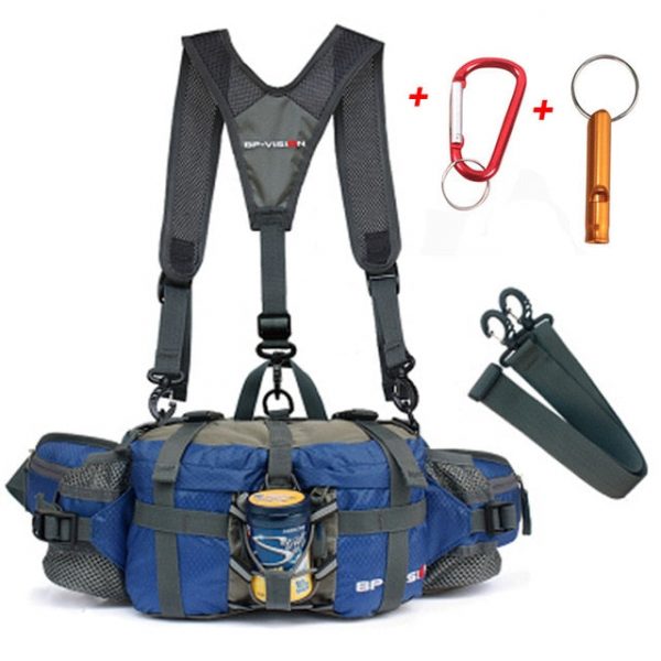 HUNTVP Sac de Jambe Militaire Sac de Cuisse Banane Tactique Sacoche de Jambe Sac Banane Multifonctionnel pour Moto Camping Voyage (Type9-Vert