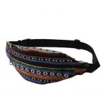 Sac banane africain - Bleu