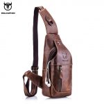 Sac banane épaule homme - Marron foncé