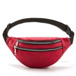 Sac banane femme grande taille - Rouge