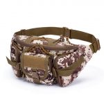 Sac banane homme militaire - Camouflage marron