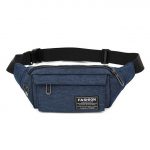 Sac banane rectangulaire homme - Bleu