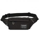 Sac banane rectangulaire homme - Noir