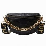 Sac ceinture luxe femme - Noir